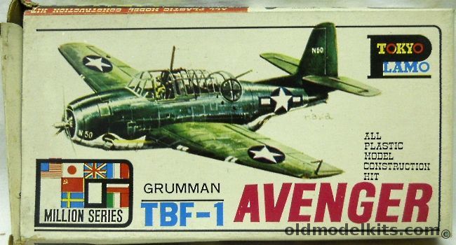 Sanwa 1/130 Grumman TBF-1 Avenger, 1117 plastic model kit